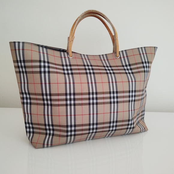 Burberry Bags Burberry London Large Nylon Tote Poshmark